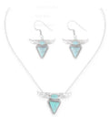 Desert Heart Turquoise Necklace And Earring Set Model DH-TS Adornment