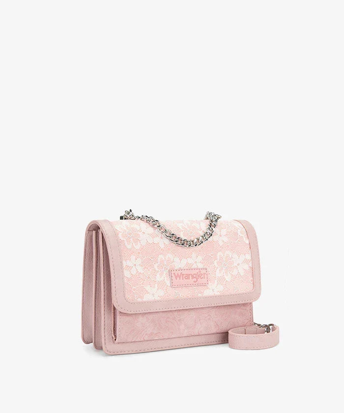 Wrangler Vintage Petal Floral Chain Shoulder Bag