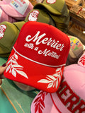 WHITE Merrier with a Martini Trucker
