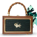 What a Croc in Evergreen Bag