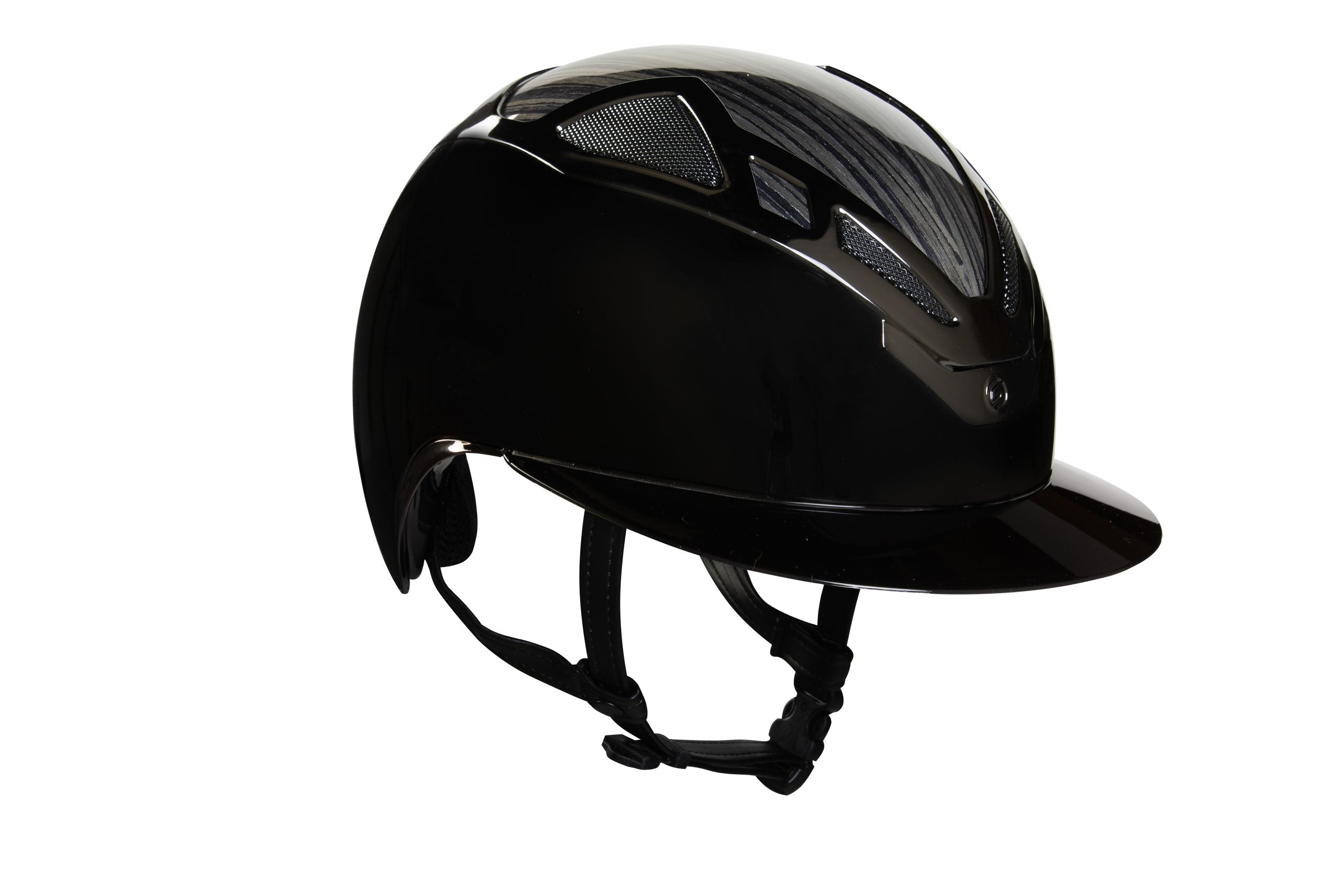 Suomy Apex Riding Helmet For Equestrian Use Wood Black Glossy