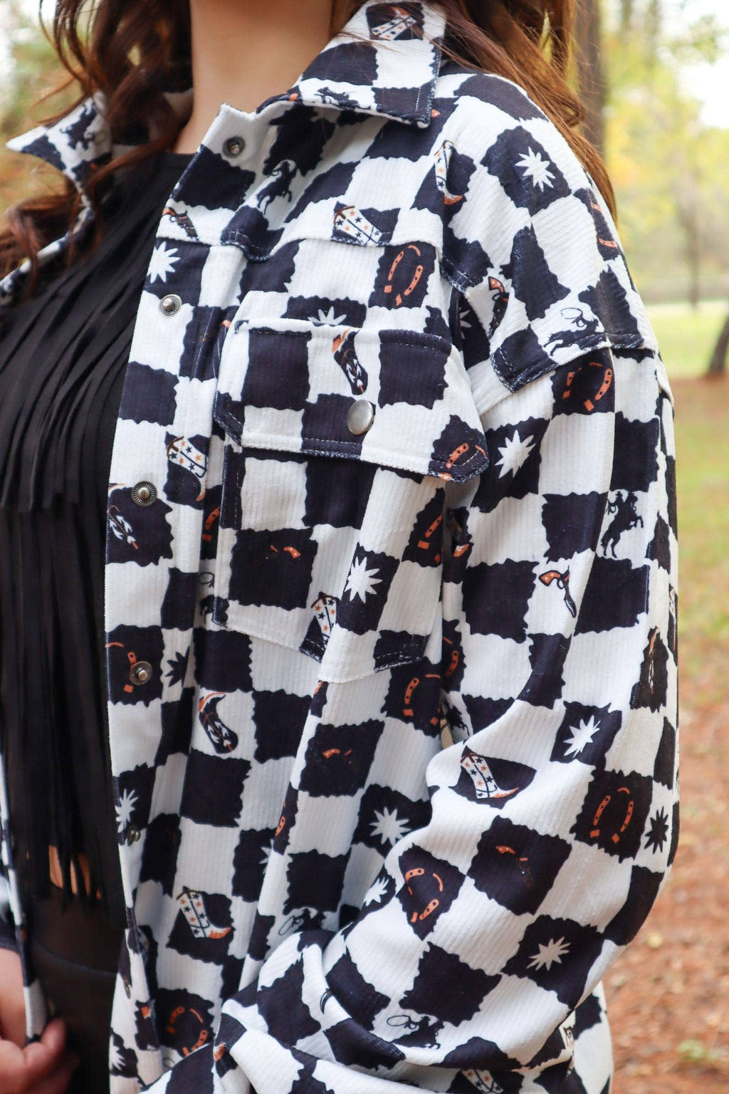 Check Mate Corduroy Shacket