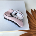 Cowboy Hat Claw Clips