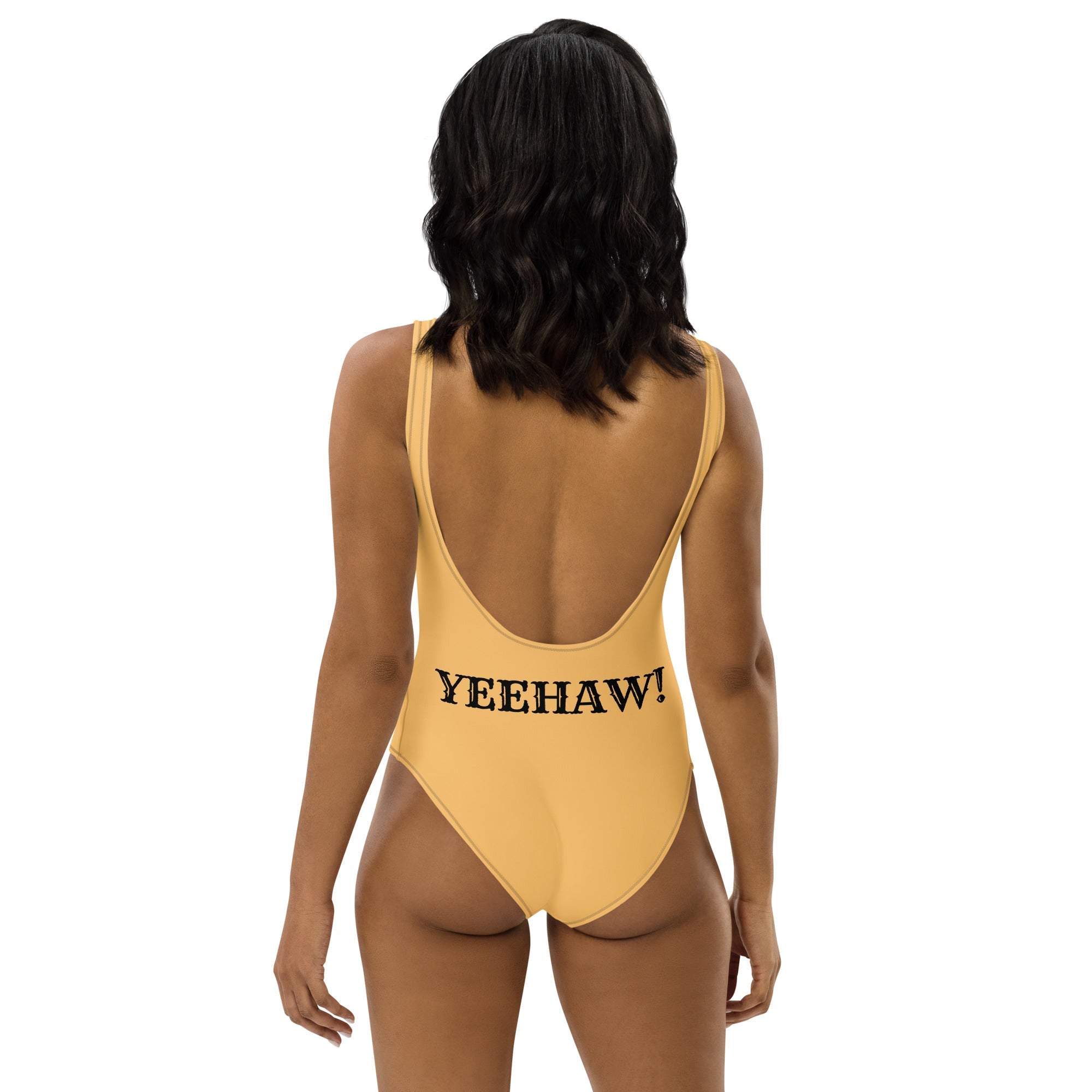 Baha Ranch Yeehaw Let's Be Cowgirls One Piece Swim Suit