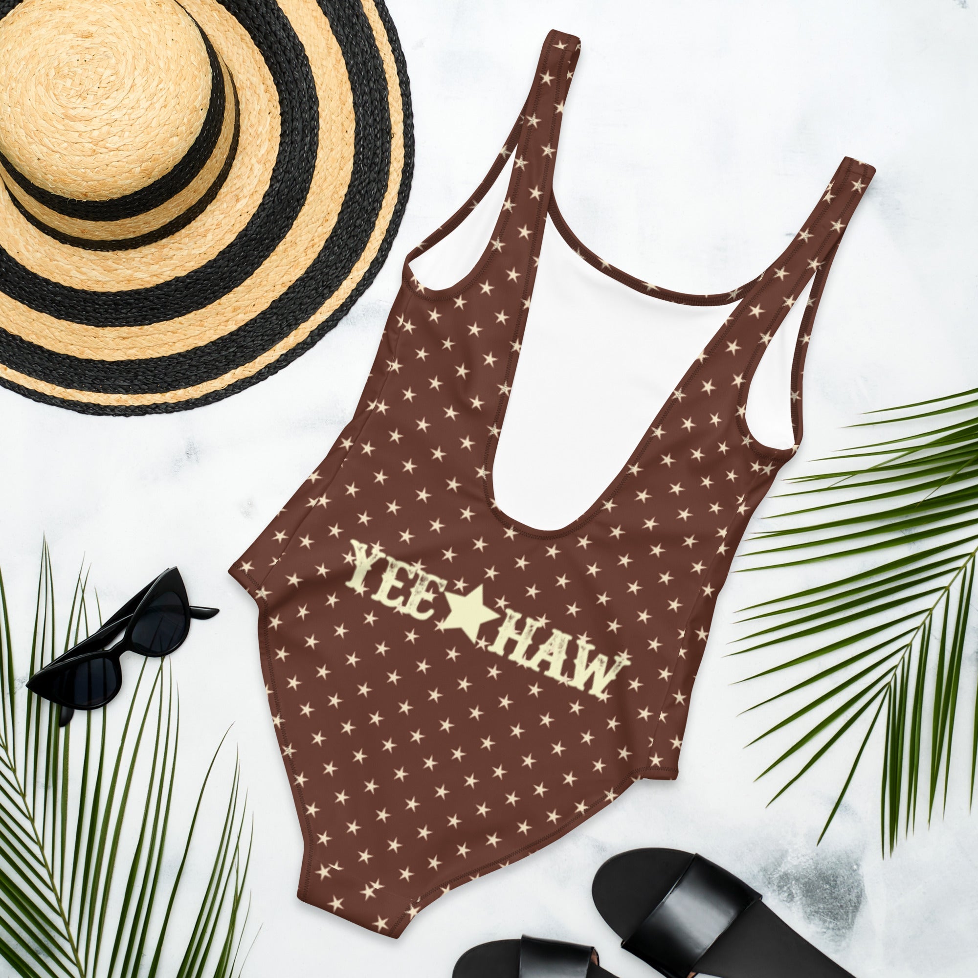 Baha Ranch Yeehaw Rodeo Stars One-Piece Swim Suit