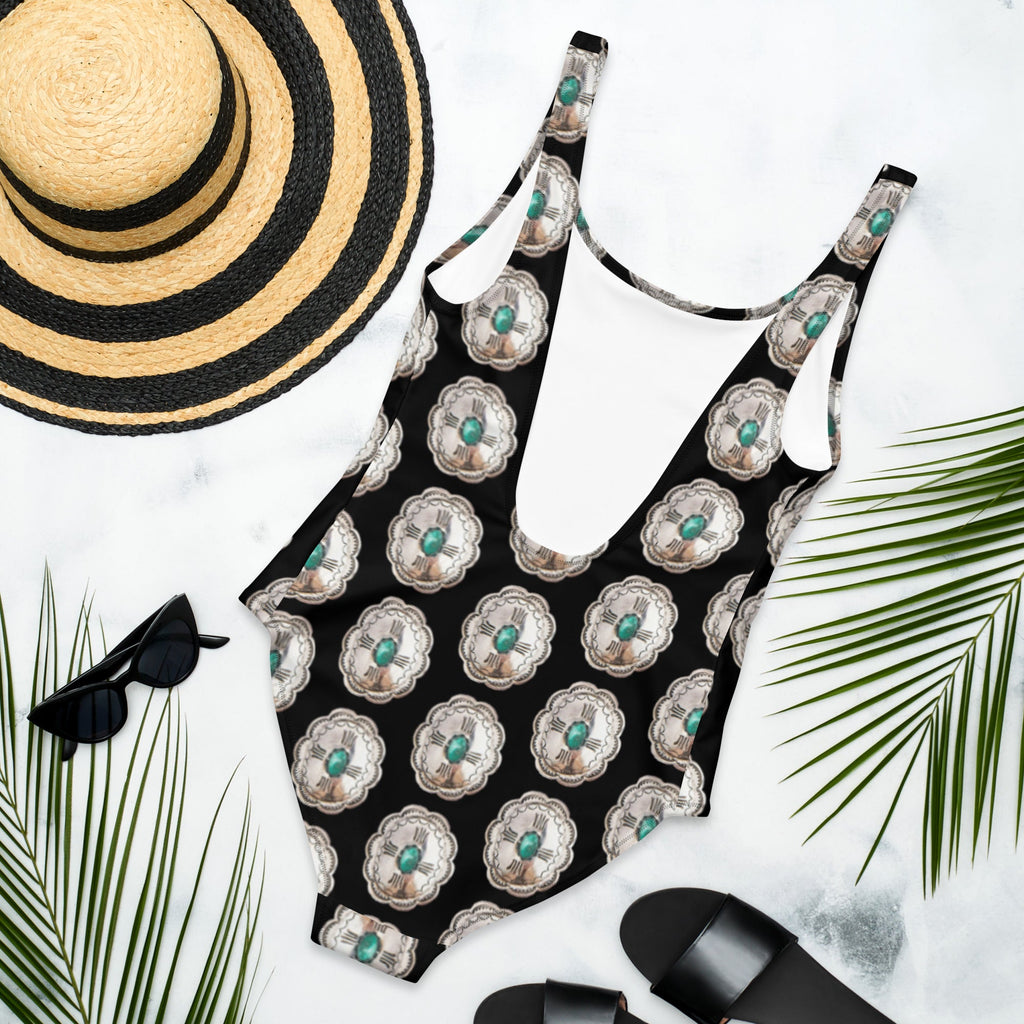 Baha Ranch Yeehaw Concho Crazy One-Piece Swimsuit