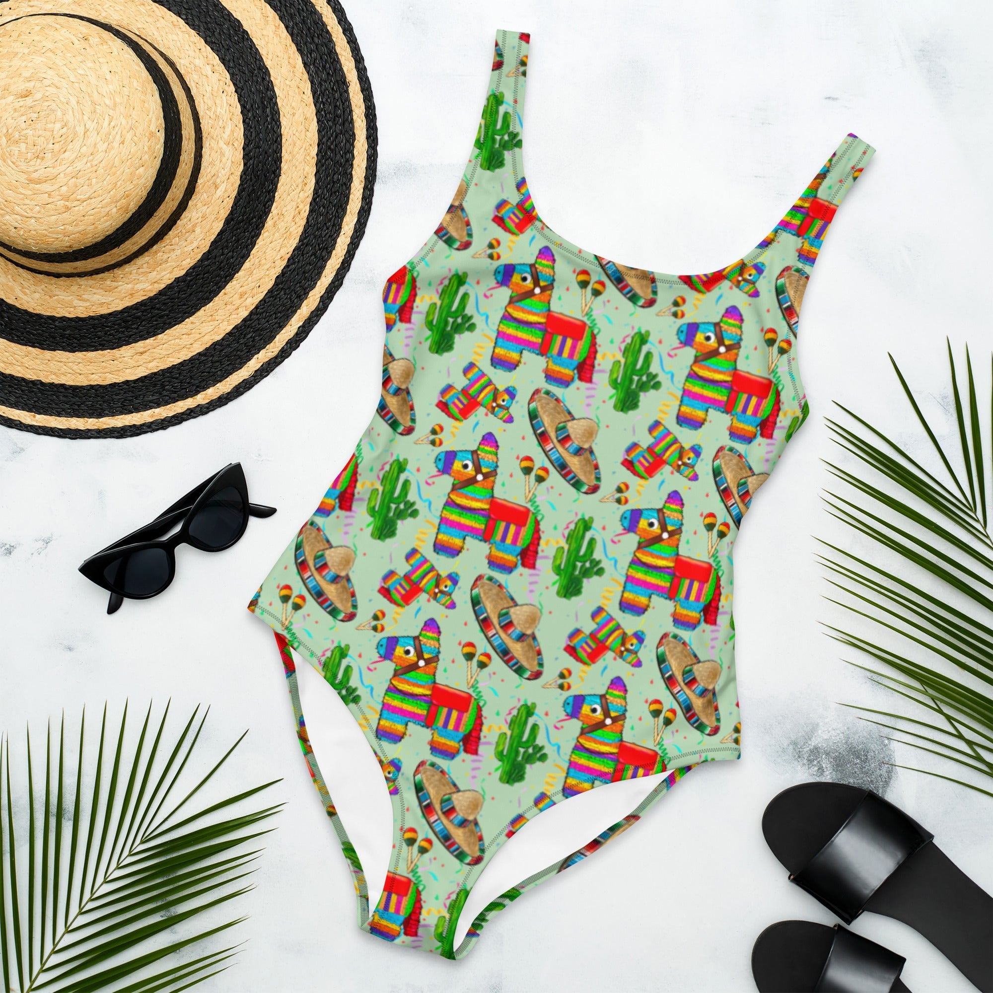 Baha Ranch Yeehaw Cinco De Mayo One-Piece Swimsuit