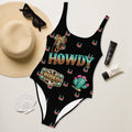 BAHA RANCH WESTERN WEAR Yeehaw Howdy Yall One Piece Swimsuit