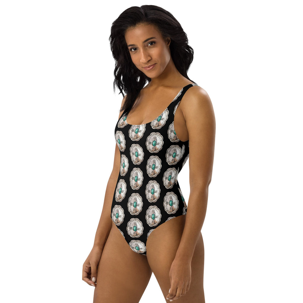 Baha Ranch Yeehaw Concho Crazy One-Piece Swimsuit