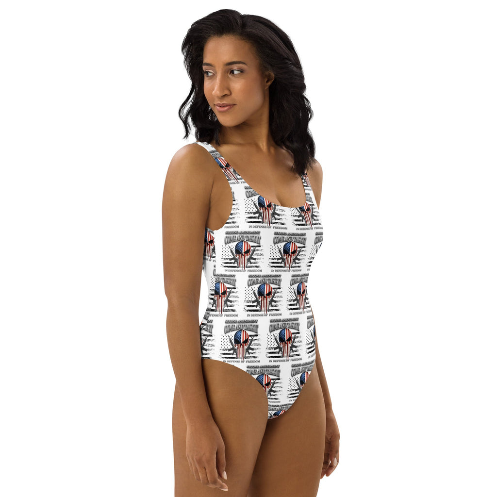 Baha Ranch Yeehaw Come & Take It One-Piece Swimsuit