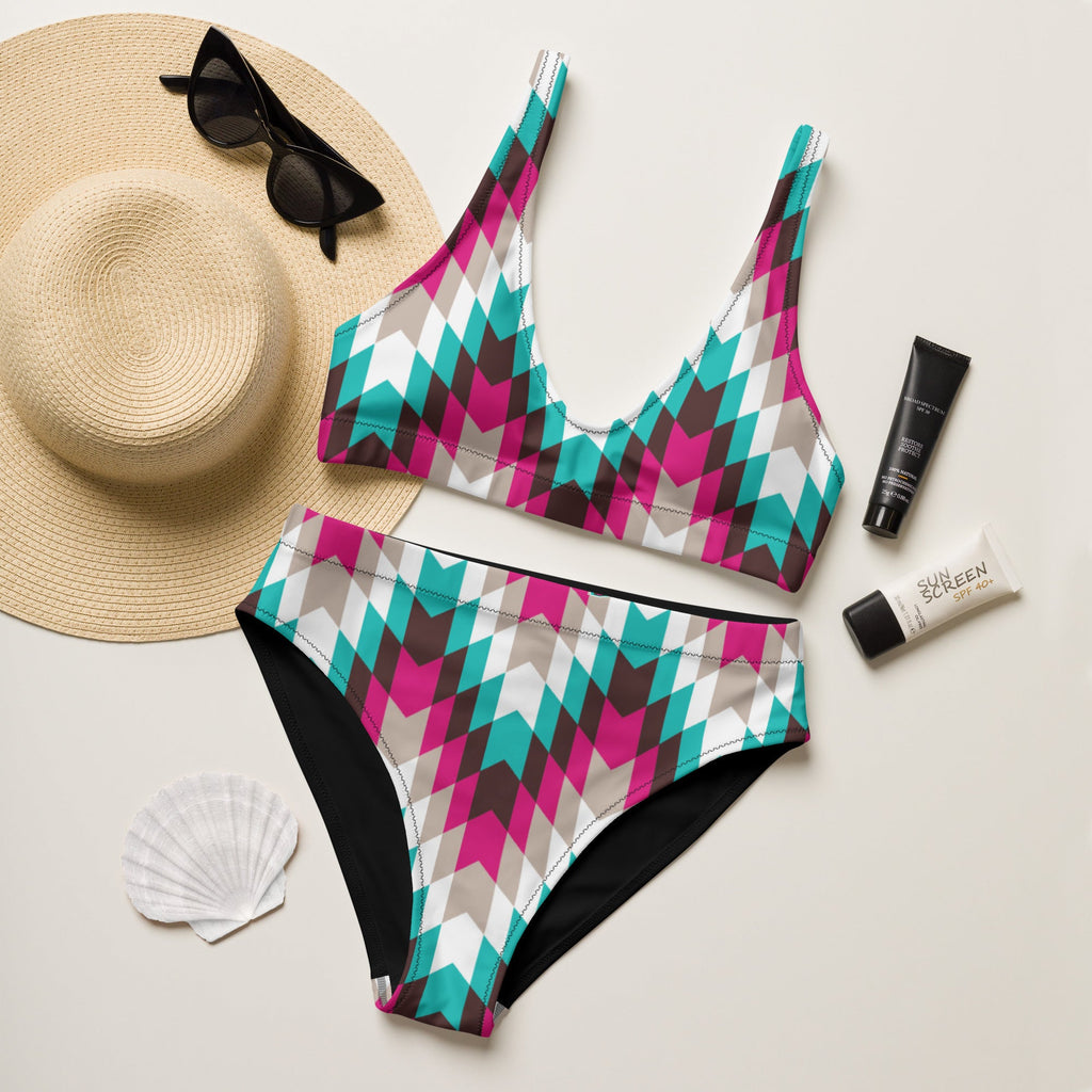 Baha Ranch Western Wear Yeehaw Mullet Cowboy Aztec Bikini Swimwear