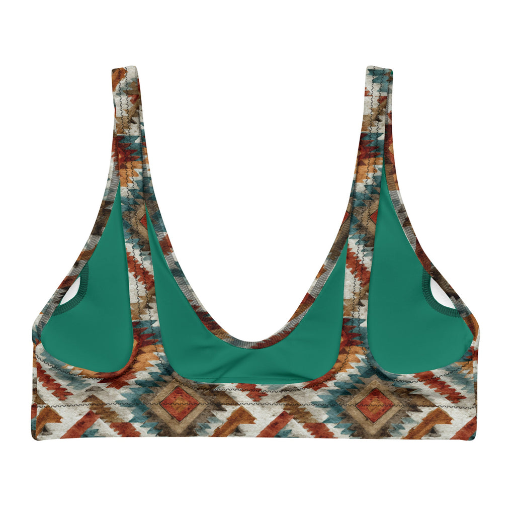 Baha Ranch Yeehaw Southwest Diamond Bikini Top