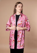 Amalia Shirt-Dress | Volt Print | Cerise