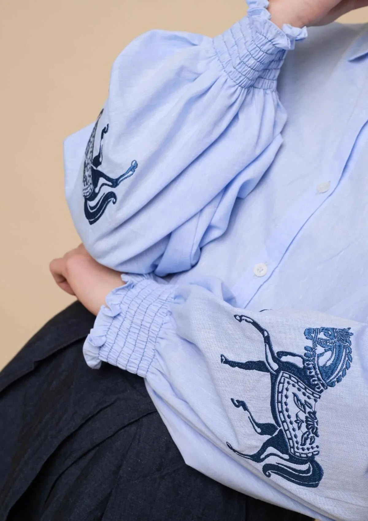 Annie Shirt Embroidered | In Color