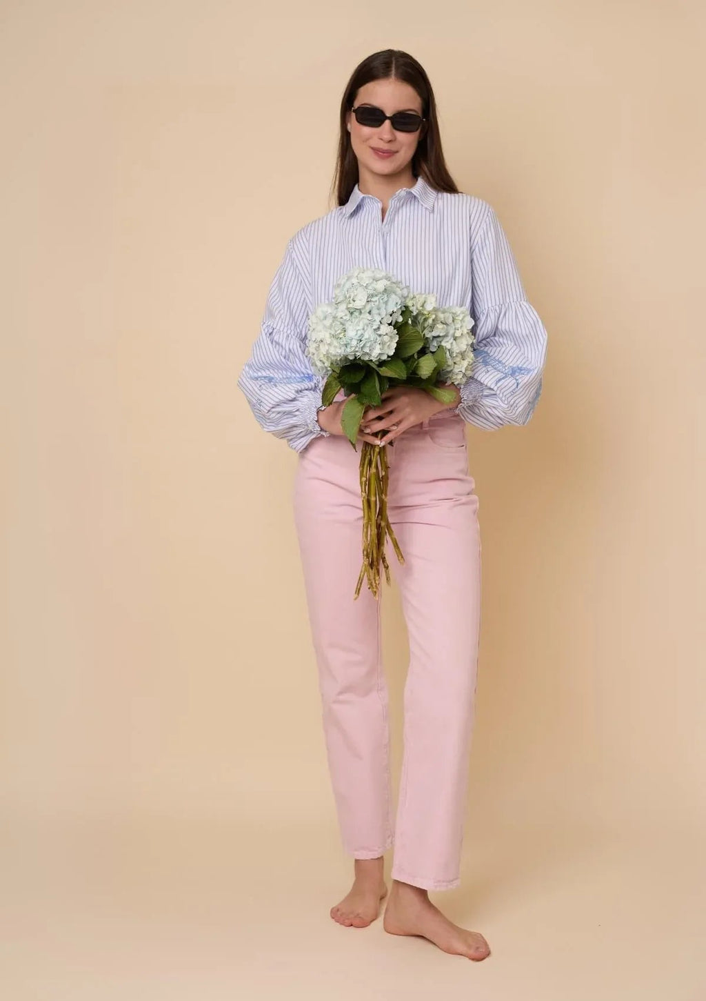 Annie Shirt Embroidered | In Color