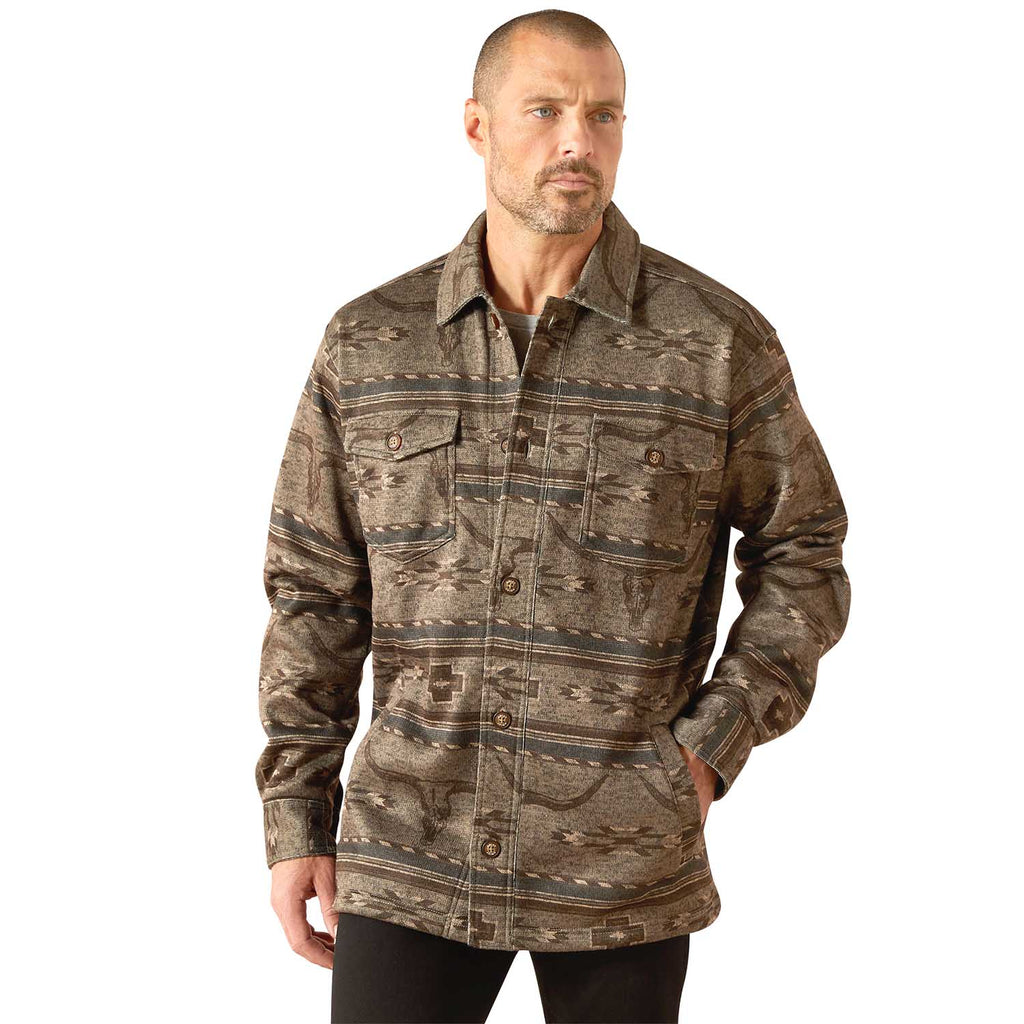 Ariat Mens Caldwell Printed Shirt Jacket