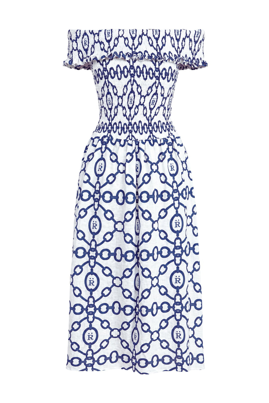 Aros Smocked Linen Dress