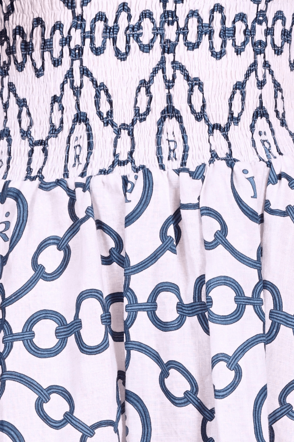 Aros Smocked Linen Dress
