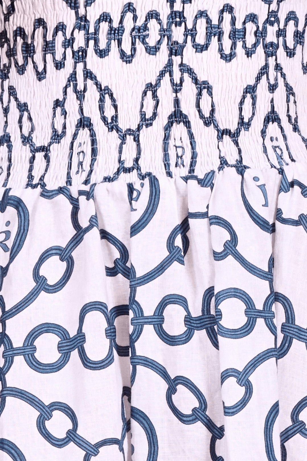 Aros Smocked Linen Dress