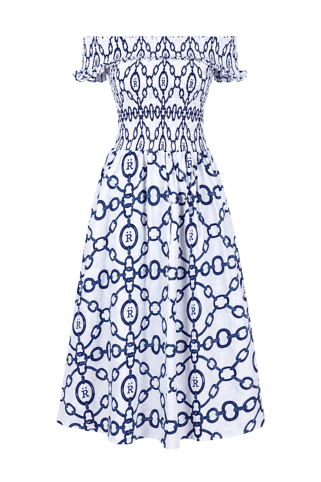 Aros Smocked Linen Dress