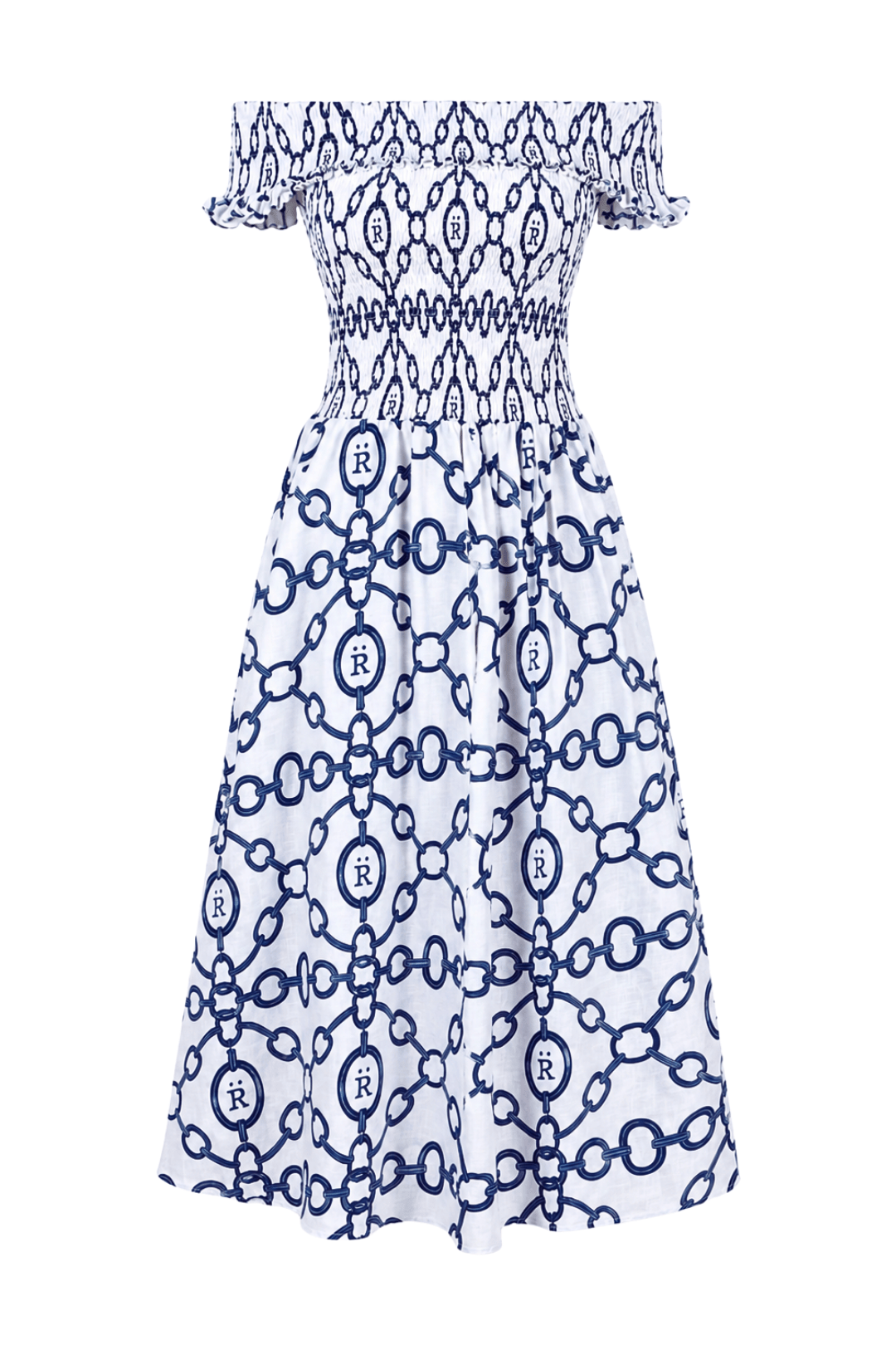 Aros Smocked Linen Dress