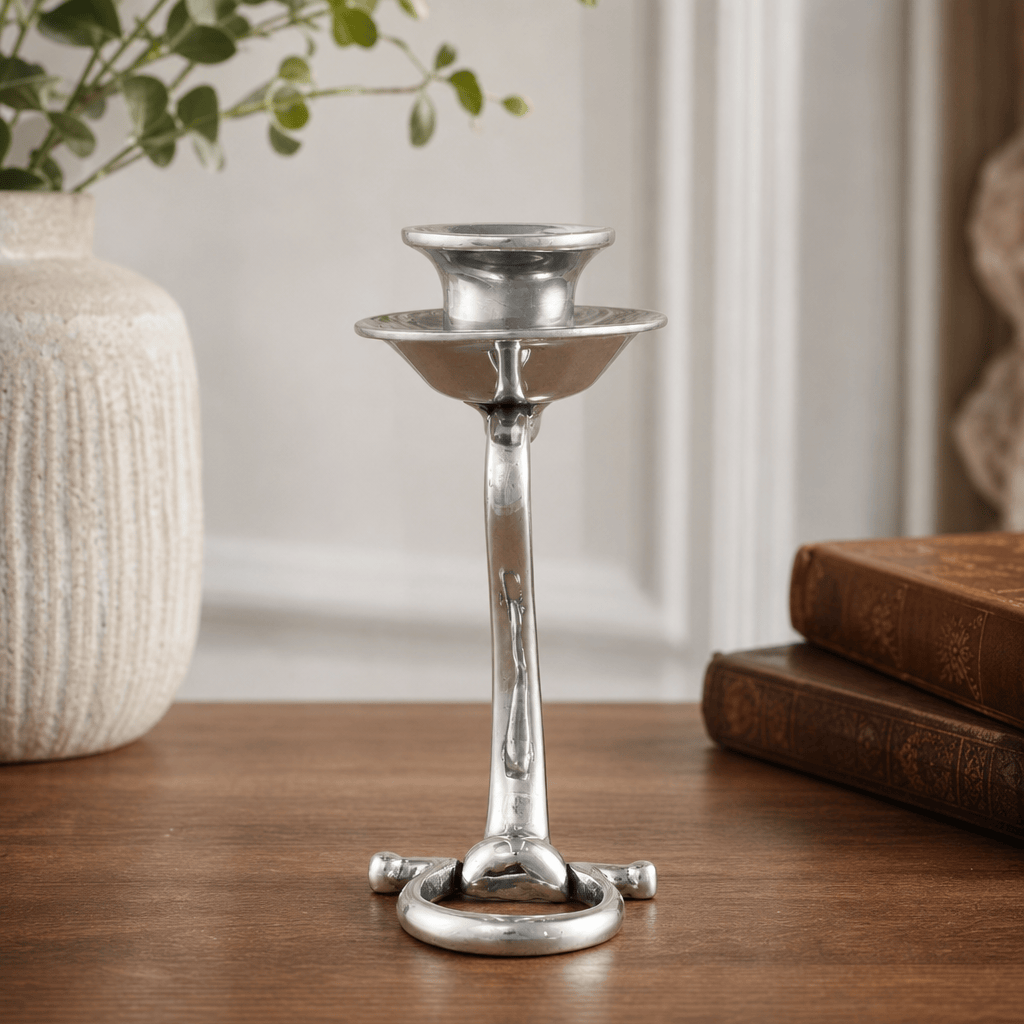 Equestrian Bit Single Candlestick