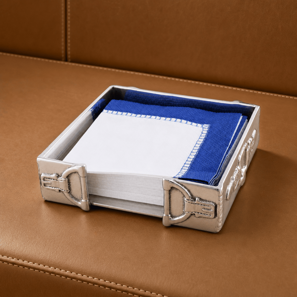 Equestrian Cocktail Napkin Box