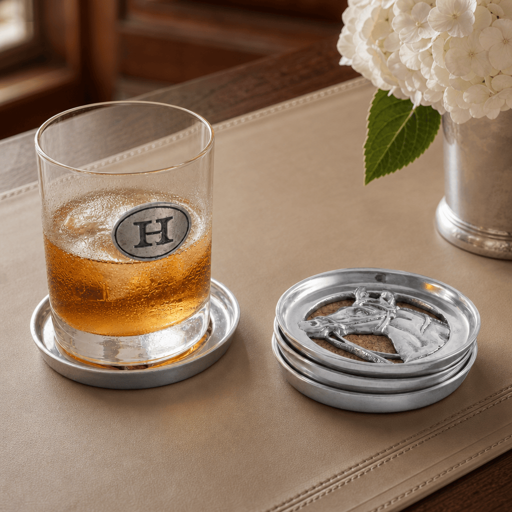 Equestrian Drink Coaster Set of 4
