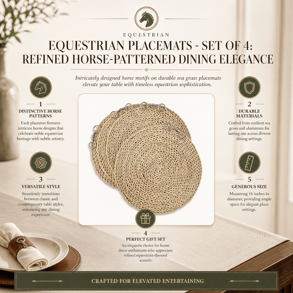 Equestrian Placemats - set of 4