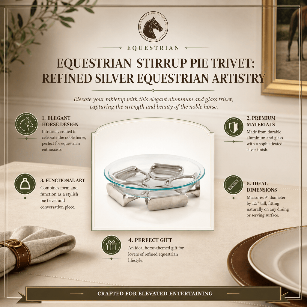 Equestrian Stirrup Pie Trivet