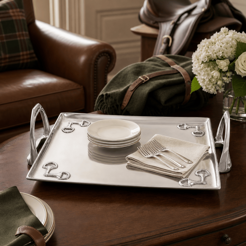 Equestrian Stirrup Tray - Large