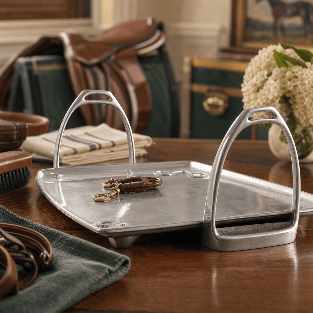 Equestrian Stirrup Tray - Large