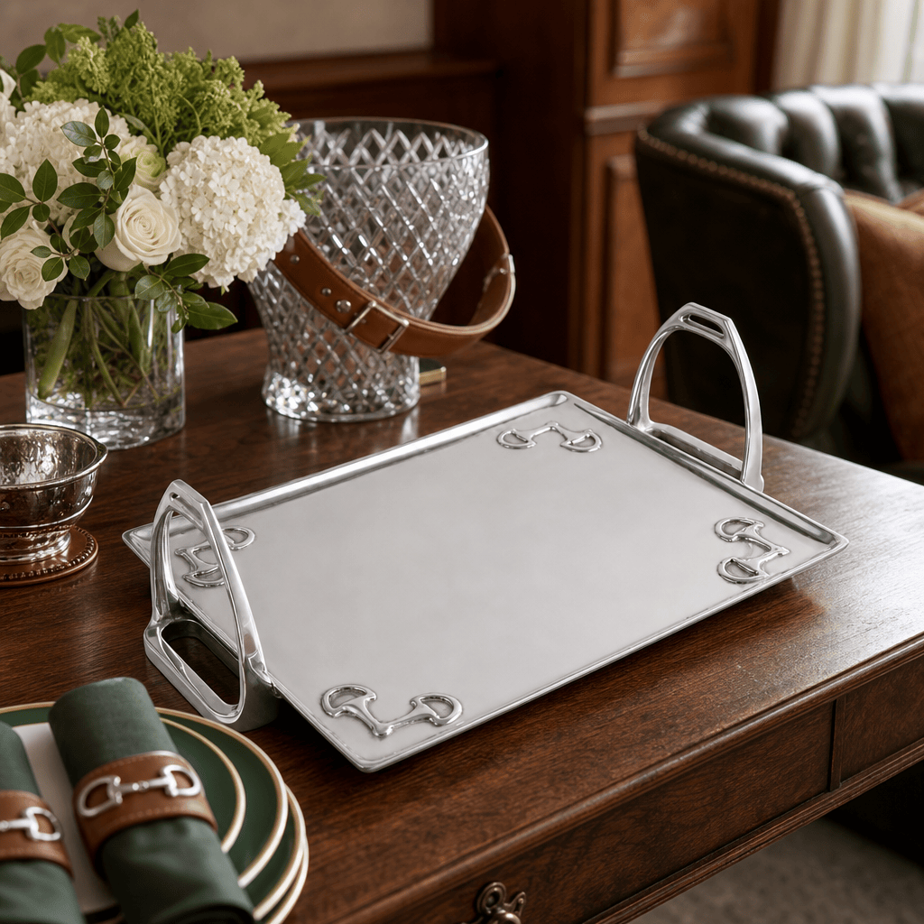 Equestrian Stirrup Tray - Large