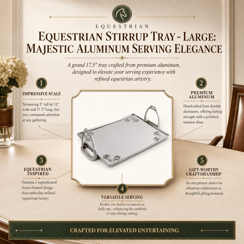Equestrian Stirrup Tray - Large