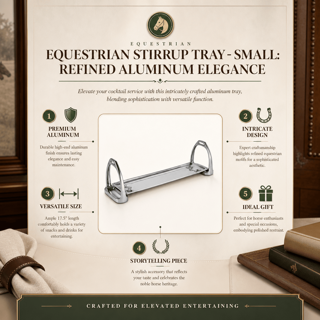Equestrian Stirrup Tray - Small