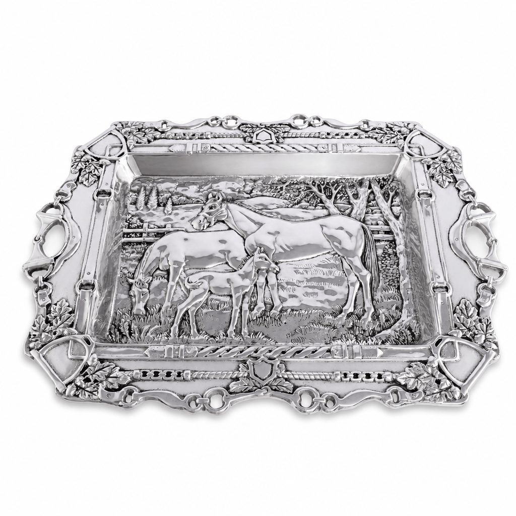 Grazing Horses Parlor Tray