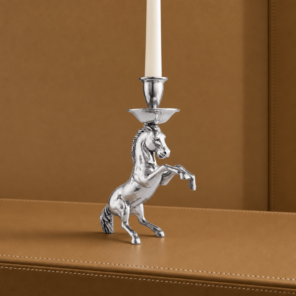 Rearing Horse Candlestick