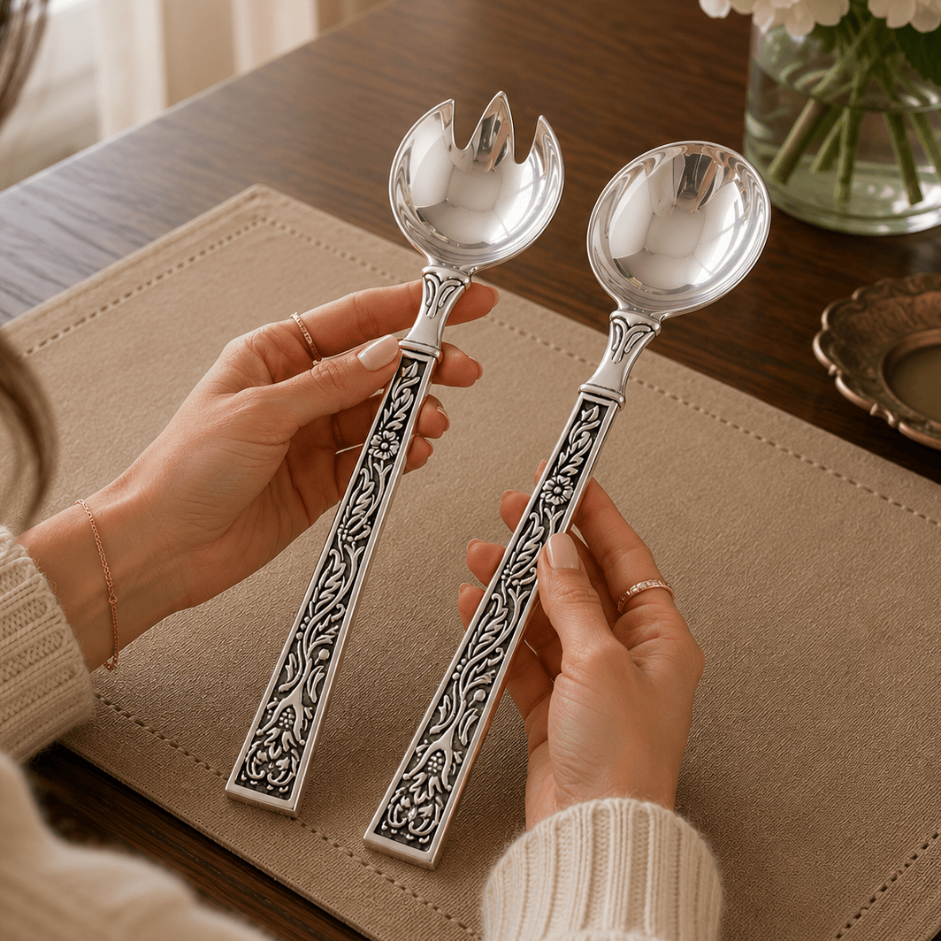 Concho Pattern Serving Set