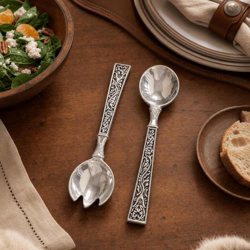 Concho Pattern Serving Set