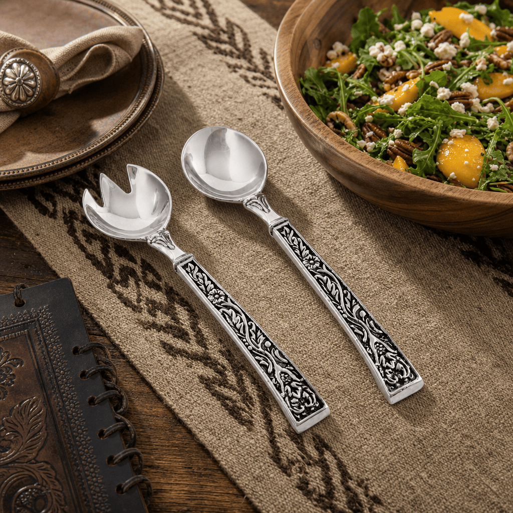 Concho Pattern Serving Set