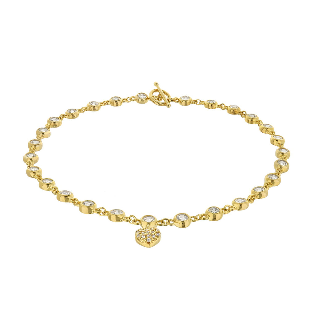 Lga 925 Heart Anklet
