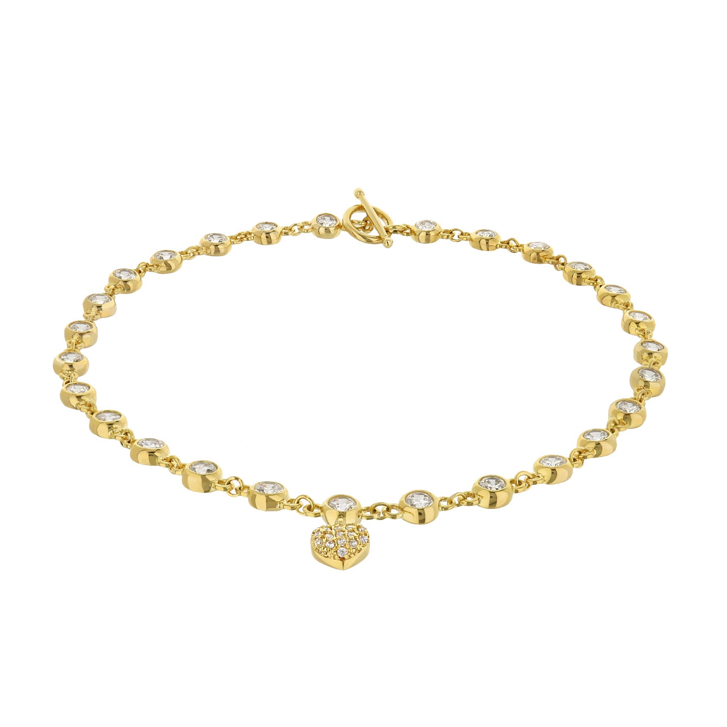 Lga 925 Heart Anklet