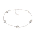Moon Stars and Heart Anklet