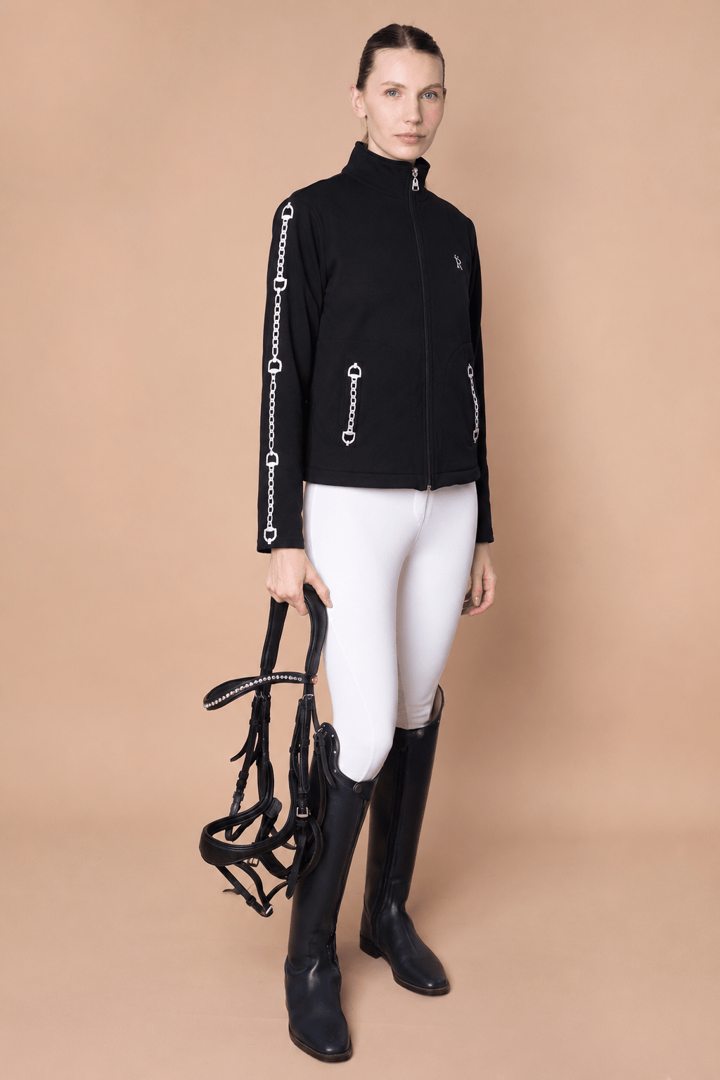 Ava Embroidered Zip Jacket