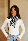 Checkerboard Wild Rags | Western Bandana Scarf