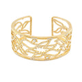 Axis Cubic Zirconia Gold Plated Bangle