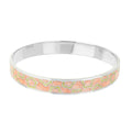 Flowers Design Slip-On Bangle