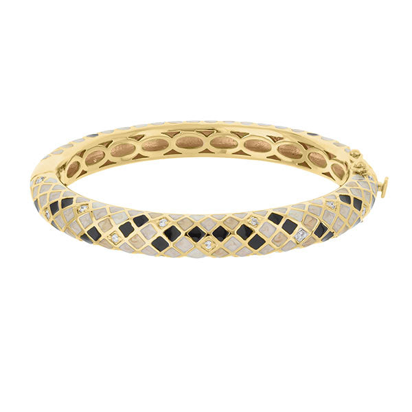 Checker Chic Bangle