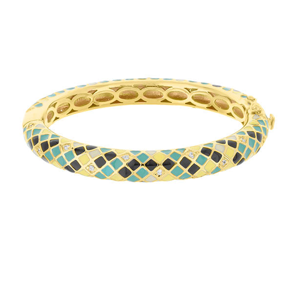 Checker Chic Bangle