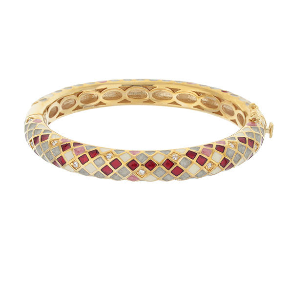 Checker Chic Bangle